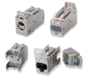 Commscope Netconnect-TWIST SL-Series Modular Jack, category 6AS, shielded, 8-position, without dust cover