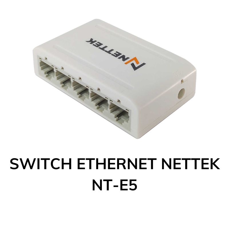 SWITCH ETHERNET NETTEK NT-E5