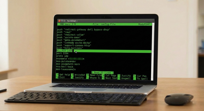Huong dan chinh sua file cau hinh server.conf de toi uu ket noi OpenVPN