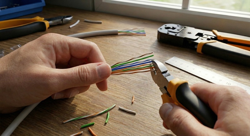 Hướng dẫn bấm dây mạng