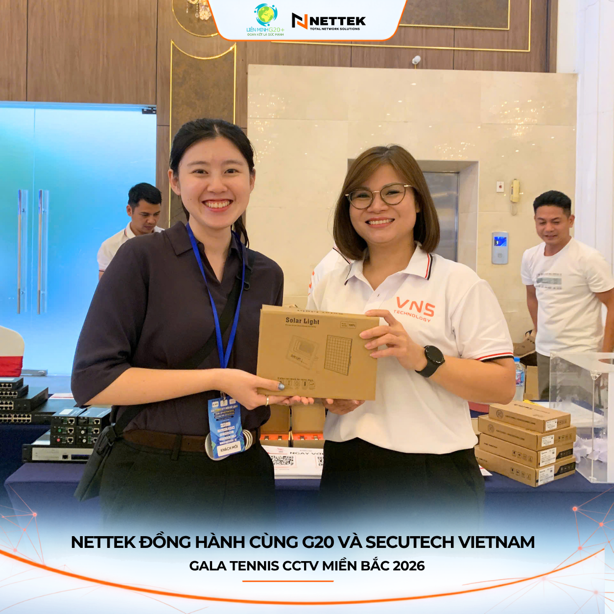 NETTEK tư vấn giải pháp thiết bị mạng tại sự kiện CCTV